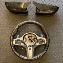 BMW M Steering Wheel / W Mirrors