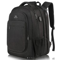 New Expandable BLACK  Backpack (no Wheels) 