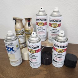 7 Rustoleum Spray Paints Various
