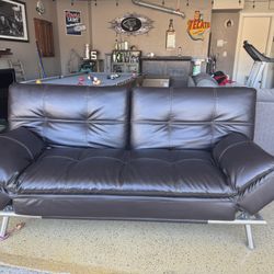 Leather Futon 