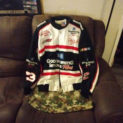 Brand New Large Collectors Item NASCAR Jacket Number Three  Dale Earnhardt 