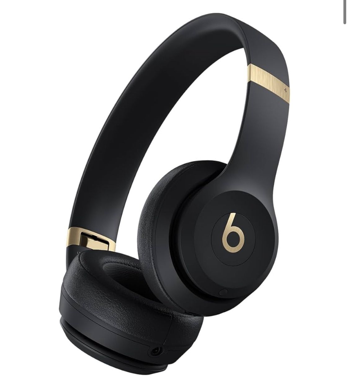 Beats Solo 4 in a stylish Black & Gold finish