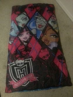 Monster high sleeping bag