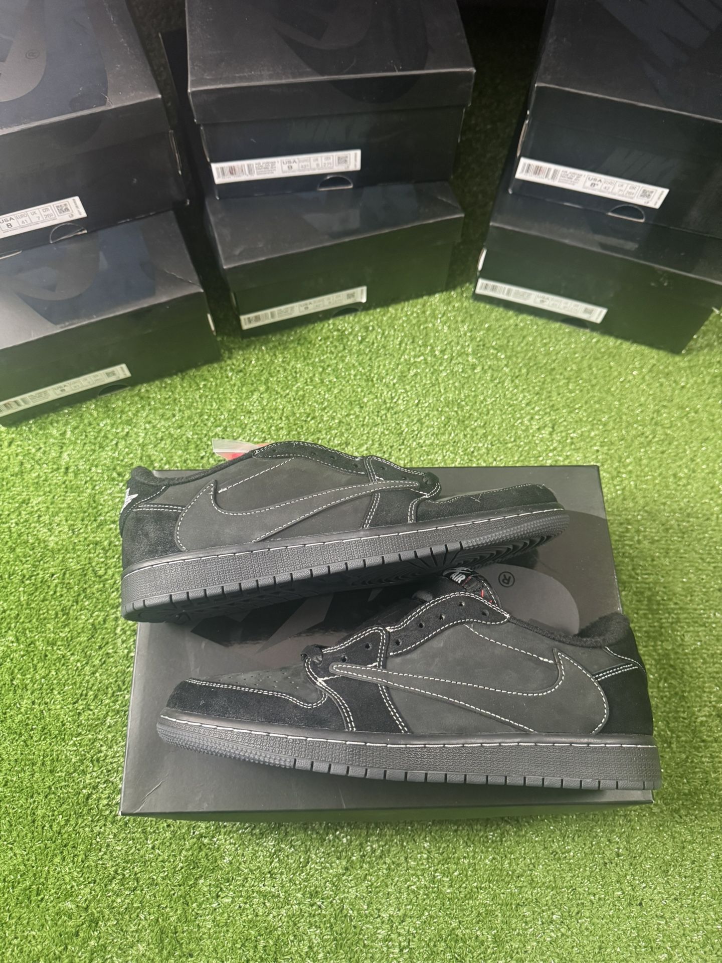 Travis Scott Air Jordan 1 Low Black Phantom