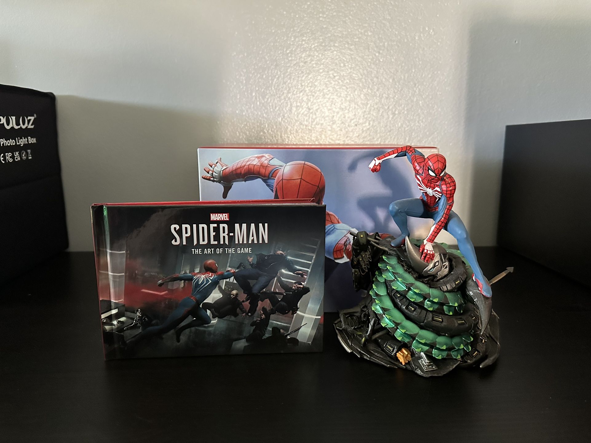 Marvel Spider Man Collectors Edition Statue And Book Only