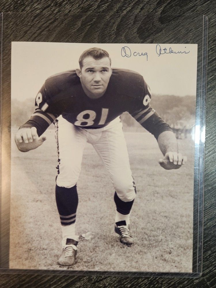 Signed 8x10 Photo Doug Atkins Chicago Bears HOF Autograph Picture NFL Auto