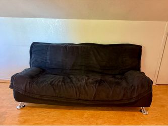 Black pull out sofa bed