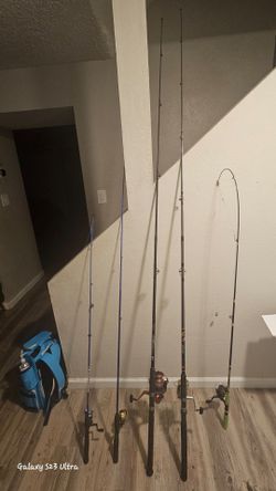 Fishing Rod and Reel Combo Set of 5