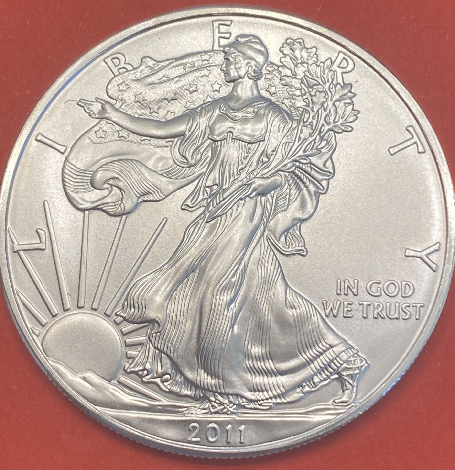 2011 ONE OUNCE SILVER AMERICAN EAGLE