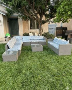 Patio sofa set patio furniture outdoor furniture 🆕✅☑️