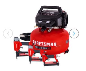 CRAFTSMAN 3 Nailers and 25' Hose Kit 6-Gallon Portable