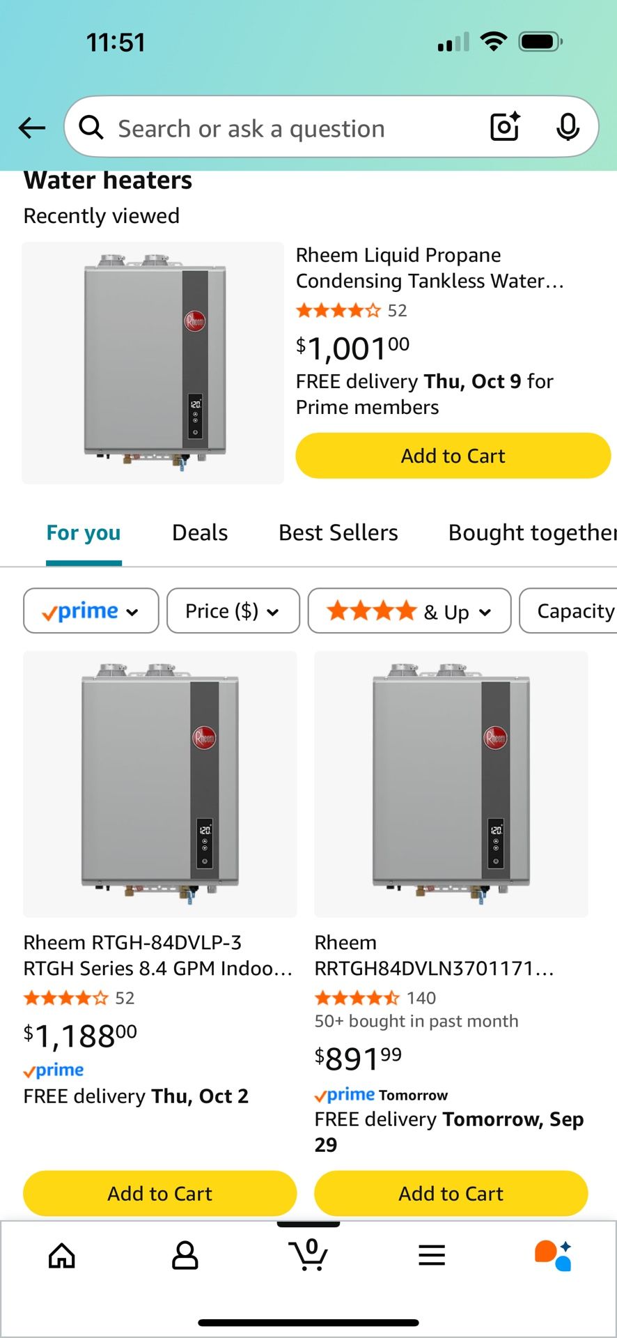 Tankless Gas And Electric Water Heater