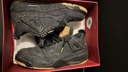 Jordan 4 Retro Levi's Black (Levi's Tag) Size 11