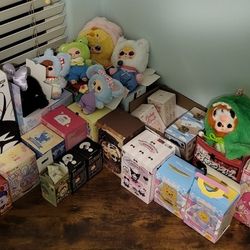 Various PopMart, Miniso, And BabyThree Items.