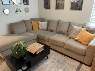 Comfortable Grey Sectional