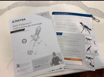 NIB: TEETER INVERSION TABLE: PAID 450.00