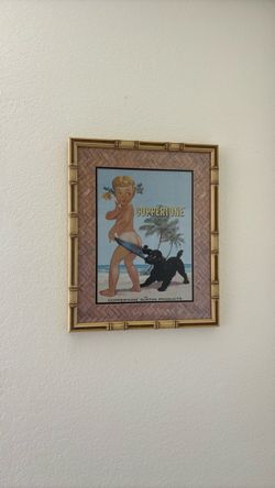 Vintage Coppertone Baby Picture