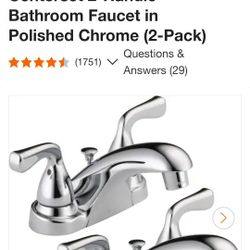 Two Bathroom Sink Faucets