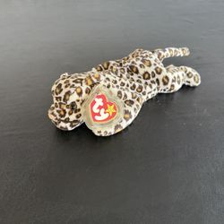 TY Beanie Baby Leopard Named Freckles 