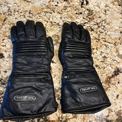 Vintage Hein Gericke Large Motorcycle Gloves 