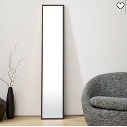 West Elm Metal Frame Narrow Floor Mirror 14 X 72”