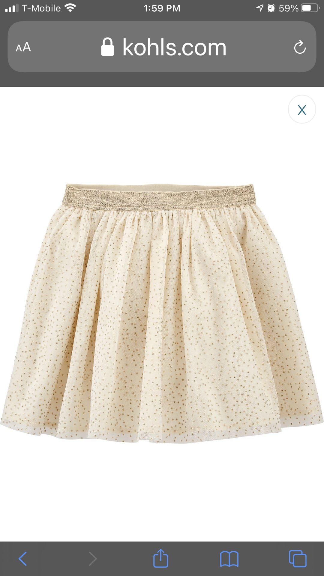 Girl Oshkosh Skirt Size 14