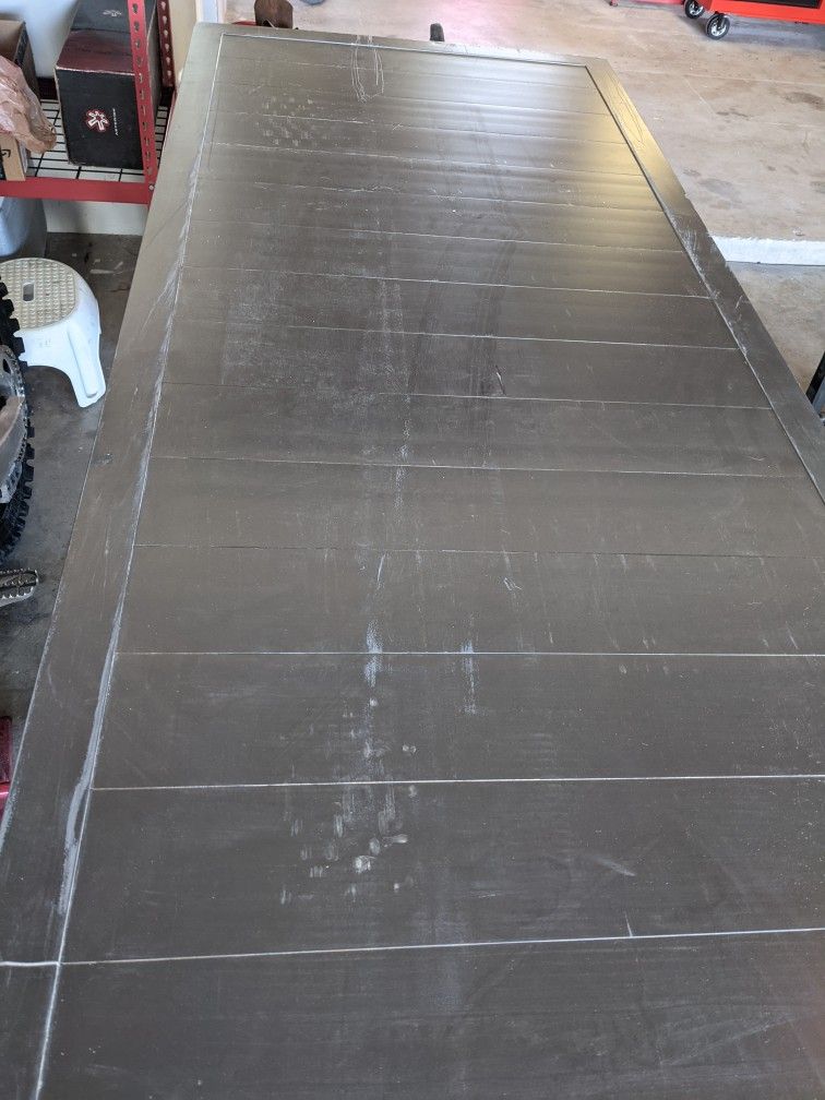 Member's Mark 7-piece Outdoor Shuffleboard Dining Set