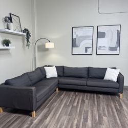 Gray Ikea Sectional DELIVERY AVAILABLE THIS WEEK