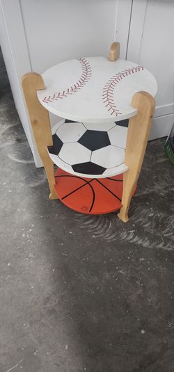 Small sports theme side table