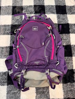 Great used cond. REI Lookout 40 Trail Hiking Camping Backpack W/ Hip Straps.
