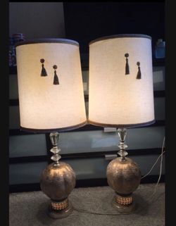 Beautiful vintage 1960’s  bedside lamps