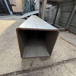 Galvanized Tubing 6'' x 6'' x 20ft 7guage