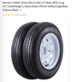 Garvee 2 Trailer Tires