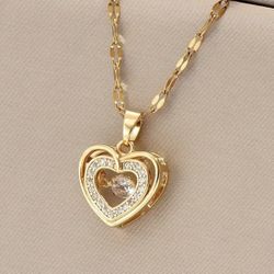 Mother's Day gift - heart shape necklace