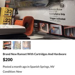 Brand New Ramset With Cartridges And Nails 