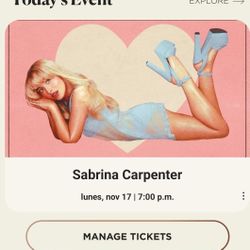 2 Tikets  Tonight  11/17