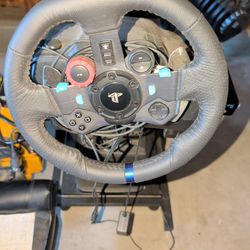 Steering Wheel And Pedals For Game Console 