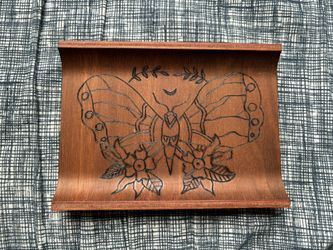 Hand Wood Burned Little Tray 