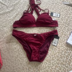 Modismo Burgundy Bikini 👙 Swimwear For Women 