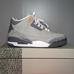 Size 9 - Jordan 3 Retro Cool Grey