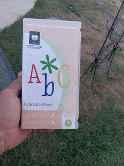 Cricut Lyrical Letters Font Cartridge