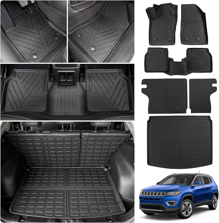 2017-2025 Jeep Compass NEW Full Set Floor Mats