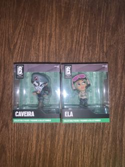 Rainbow six siege Ela and Caveira vinyl figures!