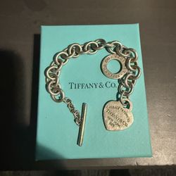 Tiffany Silver heart Bracelet 