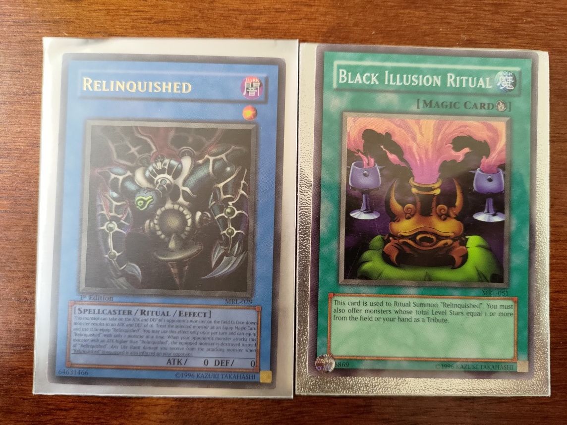 First Edition 1996 Yu-Gi-Oh Yugioh Cards (Relinquished Good Condition)
