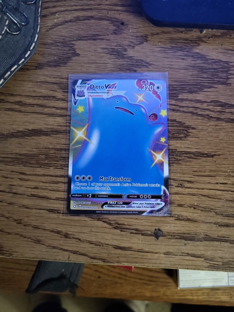 Pokémon Ditto Vmax Sinny Fates
