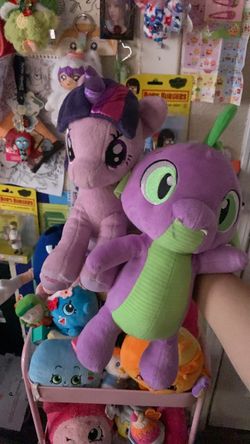 My little pony plushie bundle