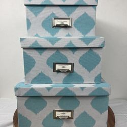 Raymond Waites Set Of 3 Boxes For Storing And Preserving The Treasur