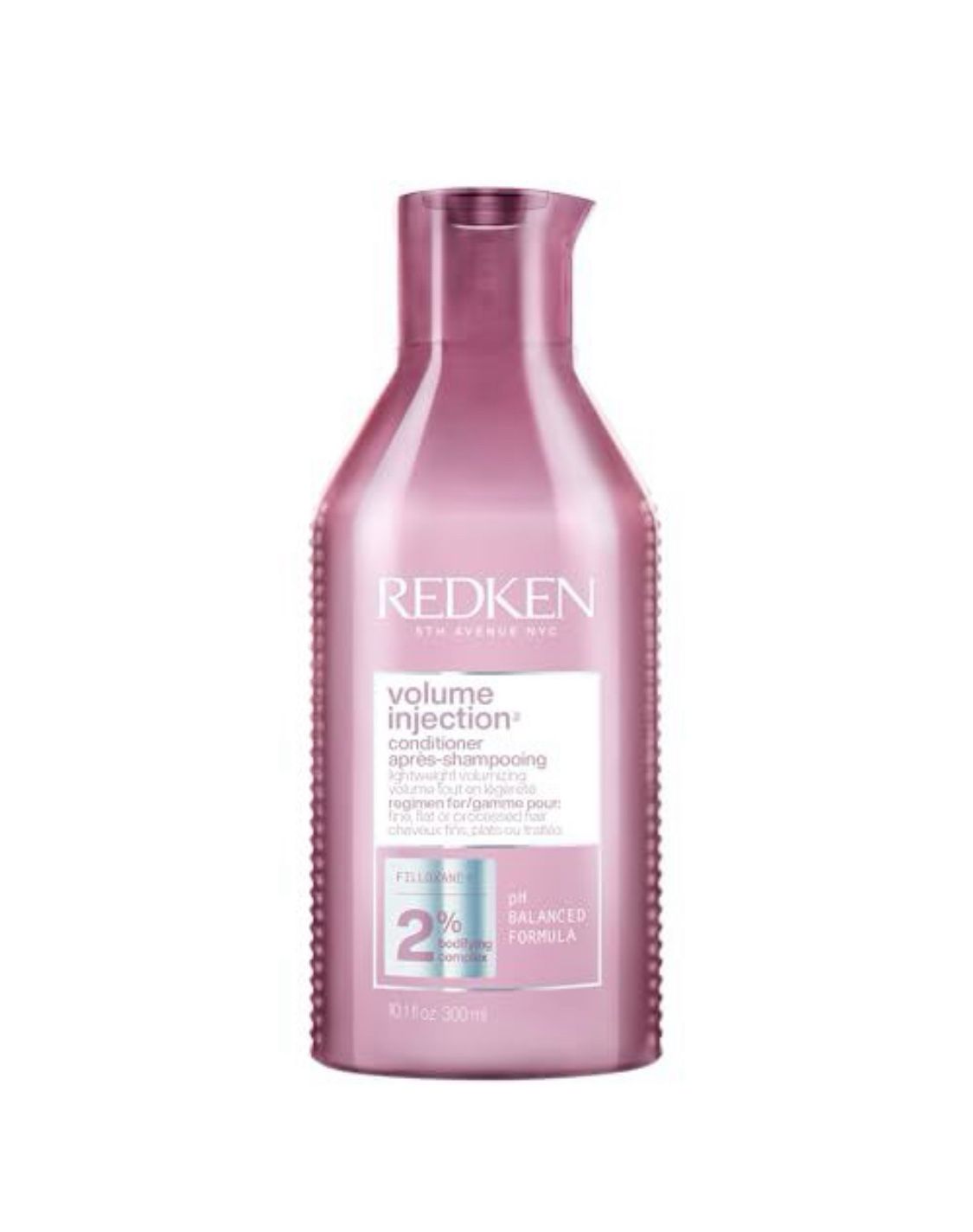 Redken Volume Injection Conditioner, Lightweight Volume Conditioner For Fine Hair, Detangles and Adds Volume & Body to Flat Hair, Soft, Shiny Finish, 