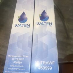 (2) Waten Replacement Refrigerator Water Filters ULTRAWF 469999 New in box  
